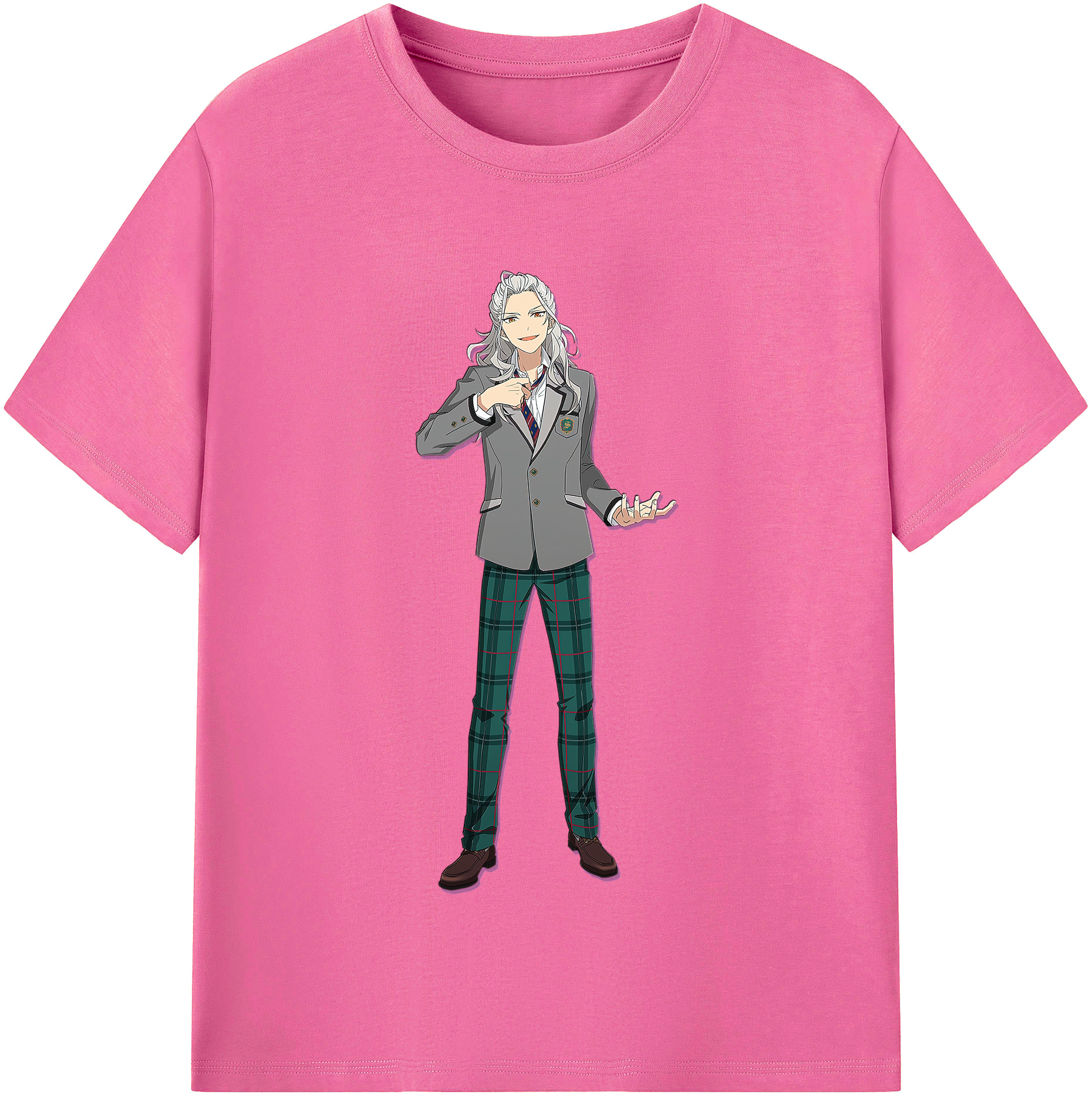 （画像用） あんさんぶるスターズ! Ensemble Stars レディースカジュアルプリントTシャツ（綿100％）